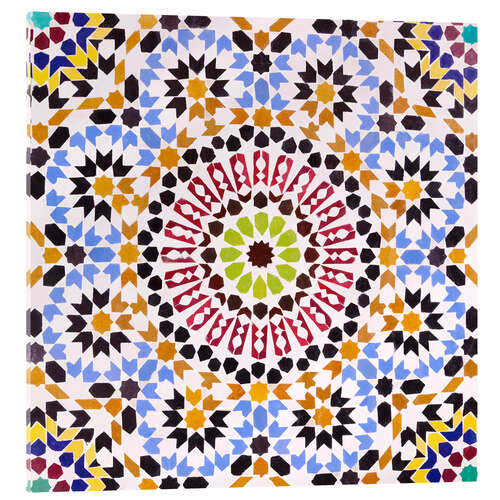 Acrylic print Moroccan tiles