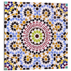 Aluminium print  Moroccan tiles - XYZ PICTURES