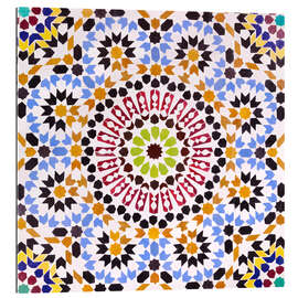 Gallery print Moroccan tiles