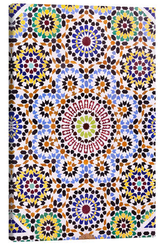 Canvas print Moroccan tiles