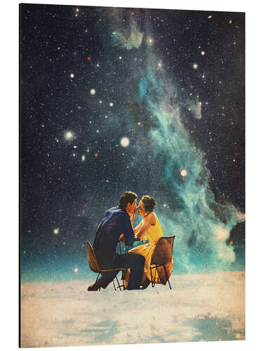Aluminium print I'll Take you to the Stars for a second Date