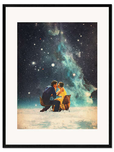 Framed art print I'll Take you to the Stars for a second Date