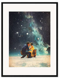Framed art print I'll Take you to the Stars for a second Date