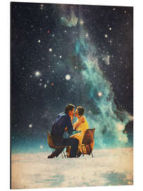 Magnettafel Ich werde dich für ein zweites Date zu den Sternen bringen