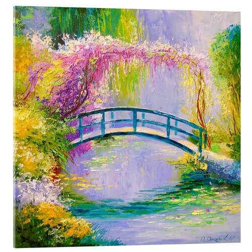 Acrylglasbild Monets Brücke