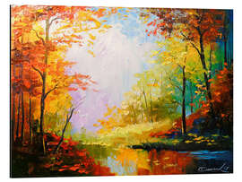 Magnettafel Mehrfarbiger Herbst