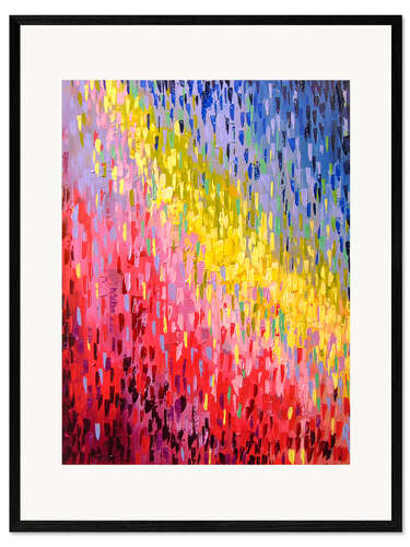 Gerahmter Kunstdruck Schimmern