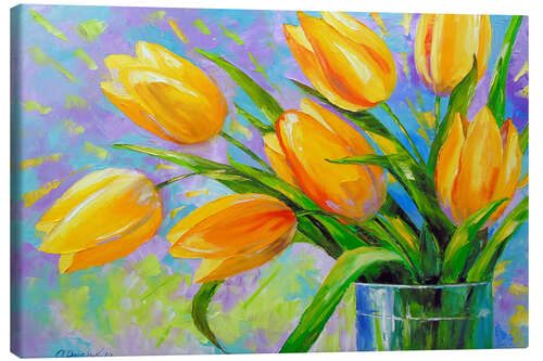 Canvas-taulu Bouquet of tulips