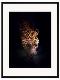 Gerahmter Kunstdruck Leopard