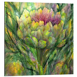 Magnettafel Artischocken Blüte