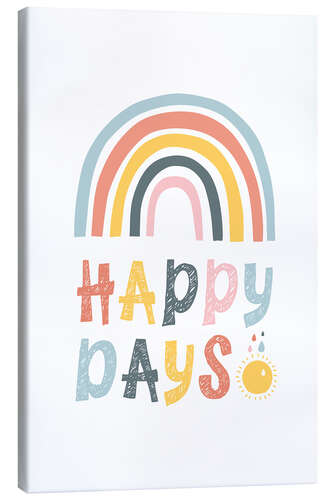 Canvas print Happy Days