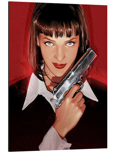 Aluminiumsbilde Mia Wallace III