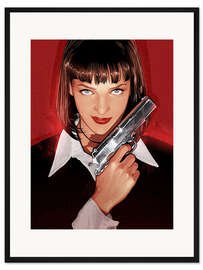 Gerahmter Kunstdruck Mia Wallace III