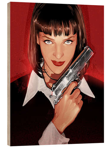 Puutaulu Mia Wallace III