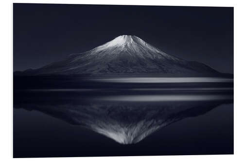 Foam board print Reflection Mount Fuji