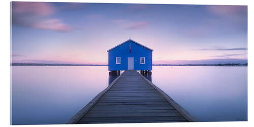 Acrylic print Boathouse