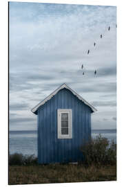 Aluminiumtavla Beach hut