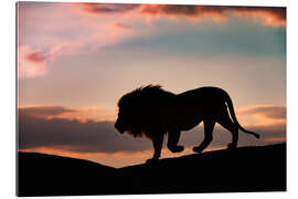 Gallery print Sunset in the Serengeti