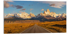 Gallery print Road to Fitz Roy in Patagonia