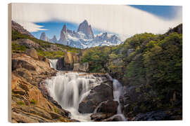 Trebilde Fitz Roy Cascades in Los Glaciares