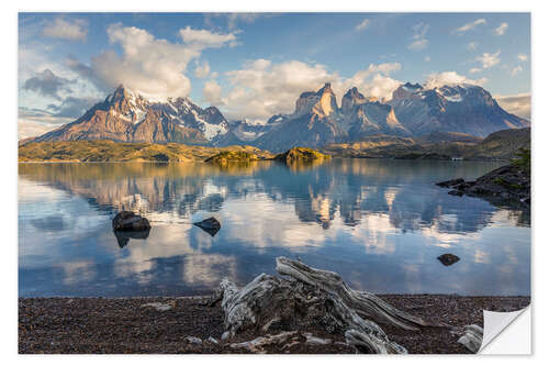 Sticker mural Torres del Paine, Chili