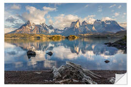 Selvklebende plakat Torres del Paine, Chile