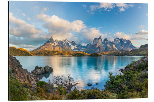 Gallery print Patagonian Andes at sunrise