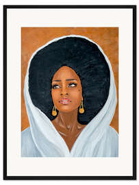 Gerahmter Kunstdruck African Shea Beauty