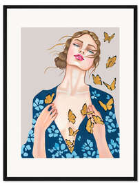 Gerahmter Kunstdruck Loslassen