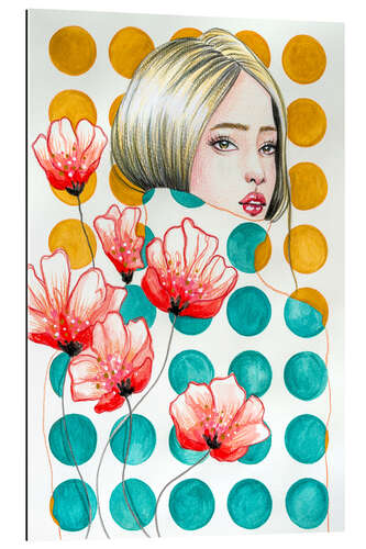 Galleriprint Polka dot watercolor