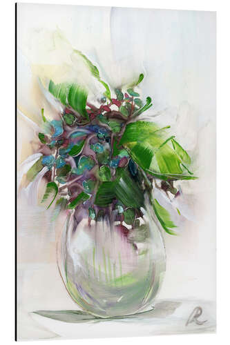 Tableau en aluminium Fleurs II