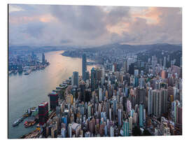 Aluminium print Good morning Hong Kong