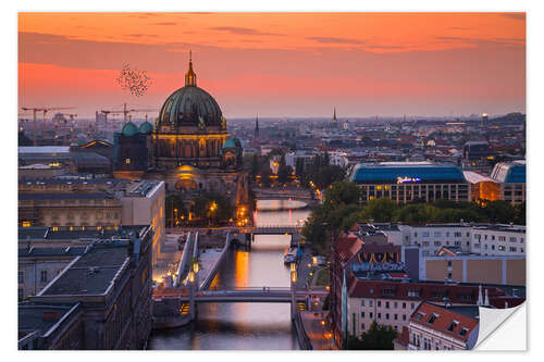 Självhäftande poster Berlin Cathedral