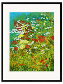 Plakat artystyczny premium w ramie Cheryl's garden