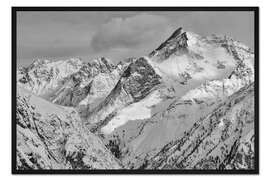 Gerahmter Kunstdruck Die Hohe Geige im Winter