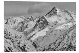 Hartschaumbild Die Hohe Geige im Winter