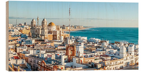 Holzbild Cadiz, Andalusien