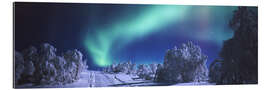 Gallery print Northern lights over Lapland