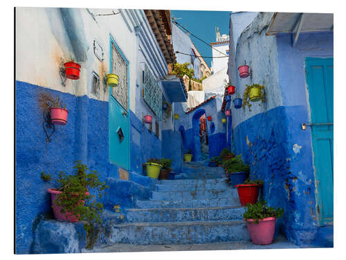 Stampa su alluminio La medina di Chefchaouen