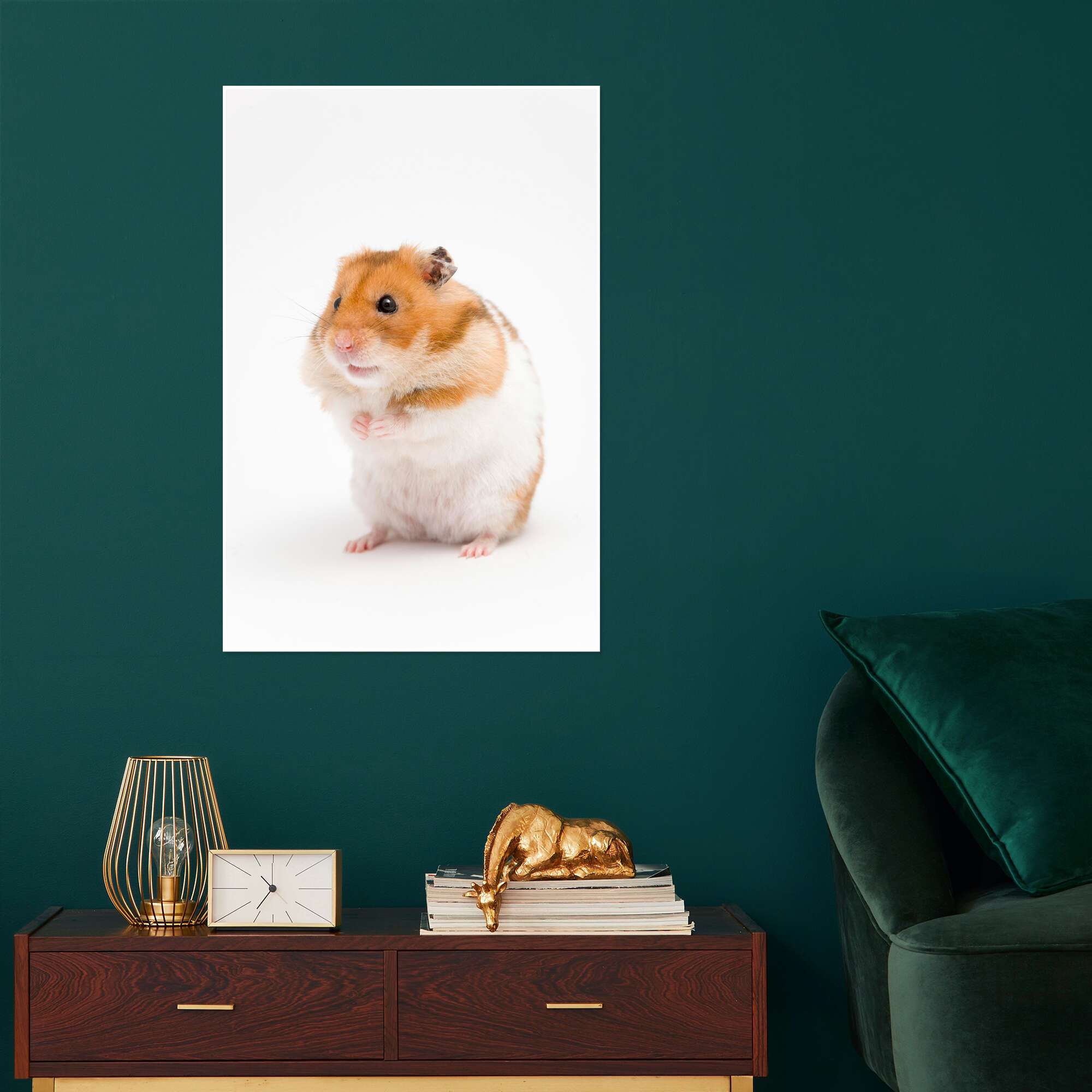 Hamster n7 Poster by Les Classics - Pixels