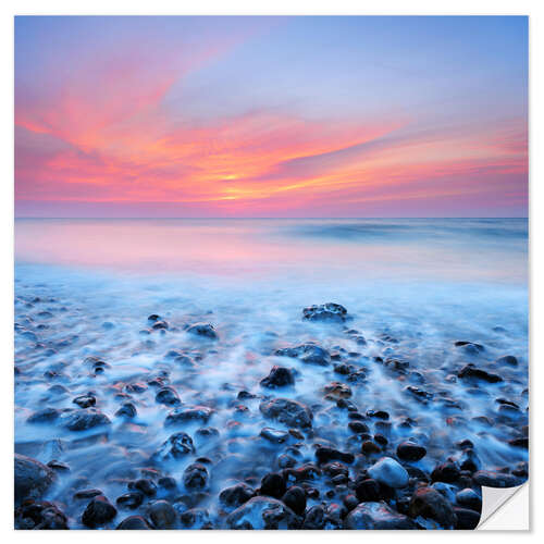 Wall sticker Stones in the surf