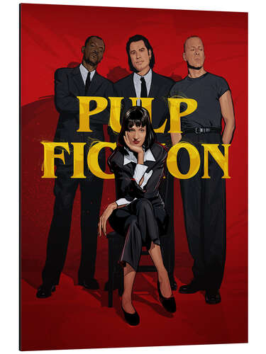 Aluminiumsbilde Pulp Fiction Gang