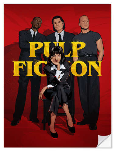 Autocolante decorativo Pulp Fiction Gang