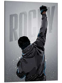 Aluminium print Rocky Win