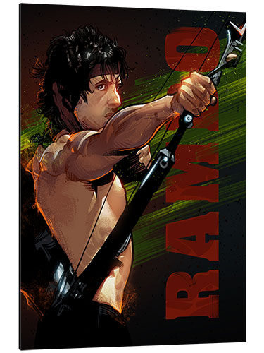 Obraz na aluminium Rambo