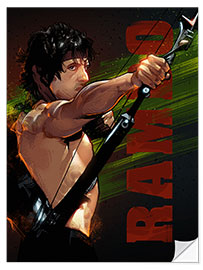 Adesivo murale Rambo