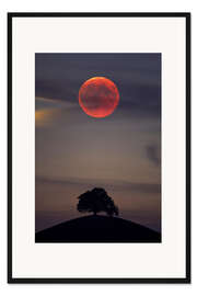 Gerahmter Kunstdruck Blutmond