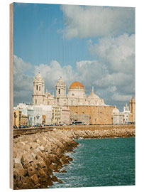 Holzbild Katedrale von Cádiz, Andalusien