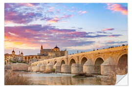 Selvklebende plakat Puente Romano in Cordoba