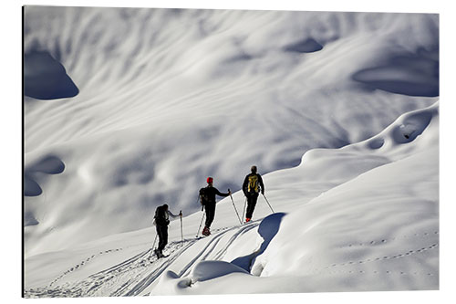 Alumiinitaulu Snow-covered mountains, Aosta Valley